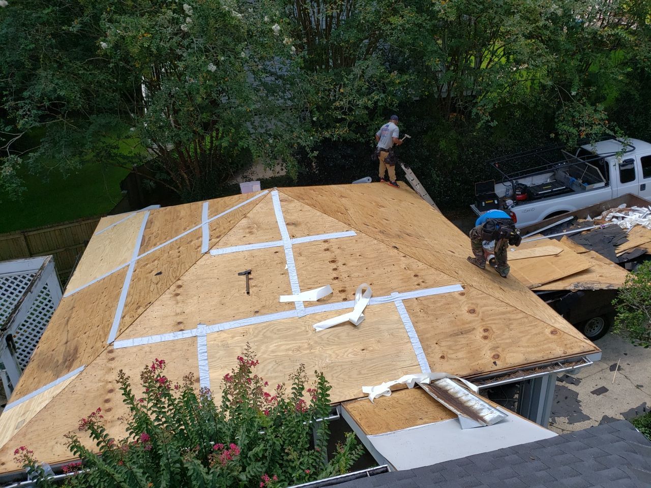Residential Roofing Installation using Roof Replacement by American Roofing & Construction LLC