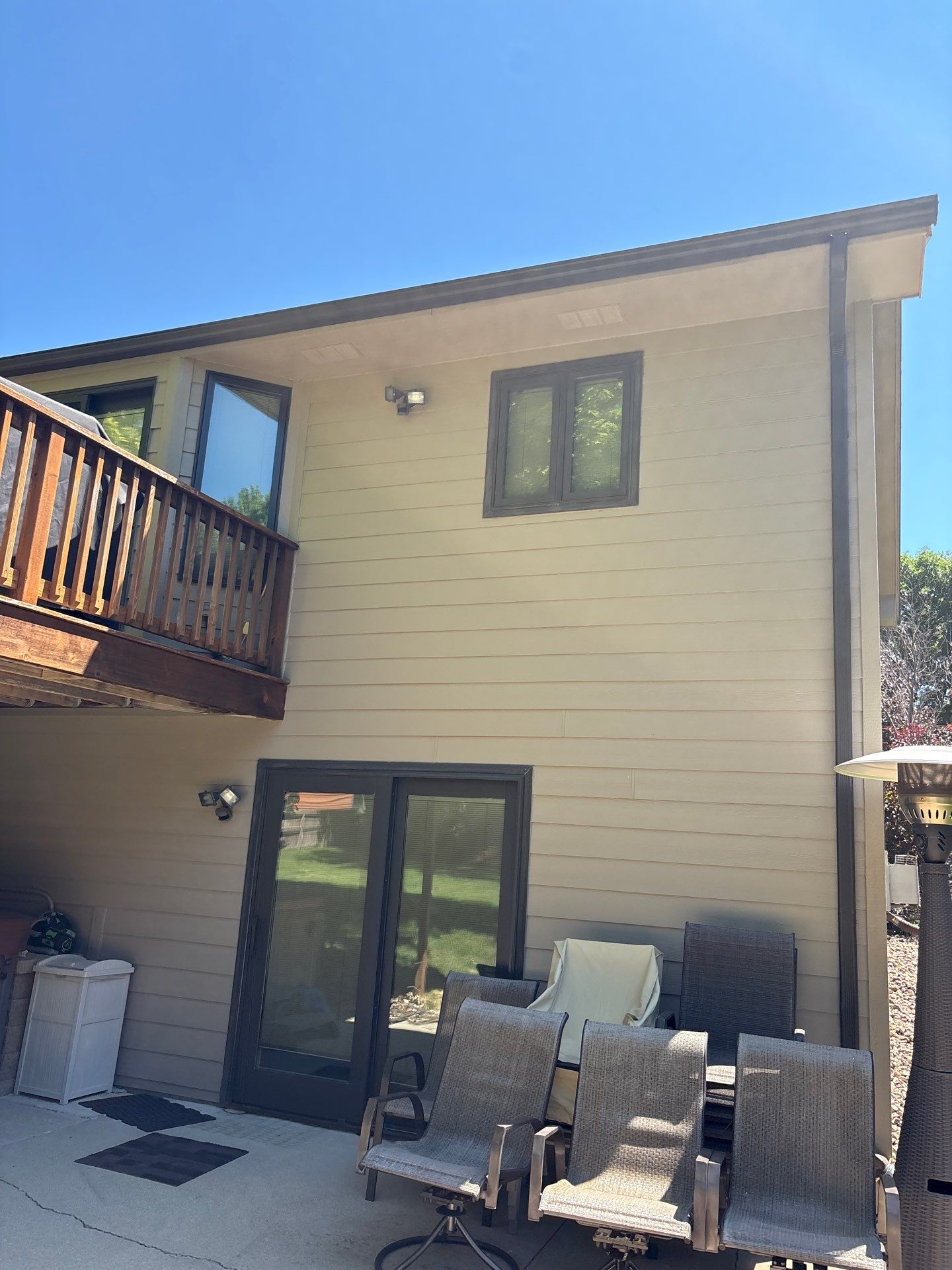 Residential Exterior Painting and Trim Restoration in Sioux Falls by Select Painting, Coatings & Garage Cabinets