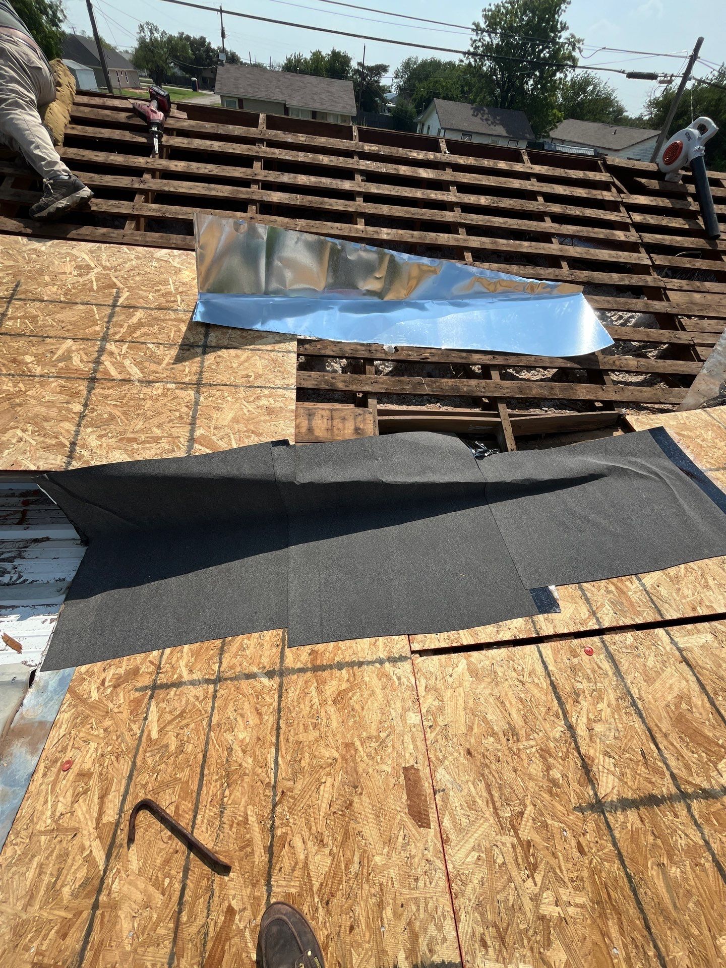 Reroof with Full Redeck by Berry Good Roofing 