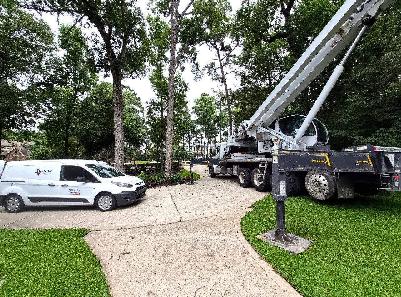 Turnkey KOHLER 30kW Standby Generator Relocation & Installation, The Woodlands, TX by GenTex Elite Services