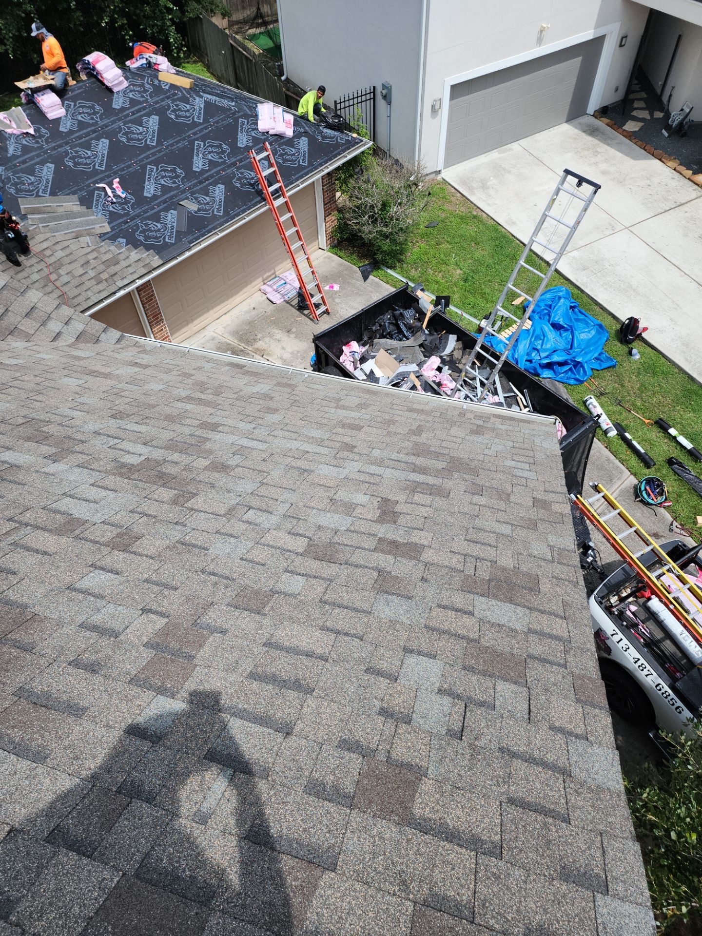 Residential Roofing Repair using Owen's Corning Duration (Lifetime) Shingles by Roof Repair Company