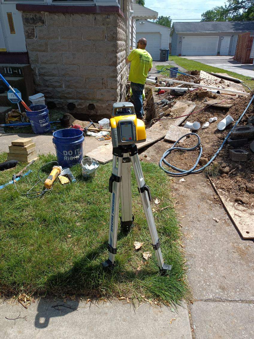 Helical Piers using Helical Deep Foundation Footings by Toledo Basement Repair