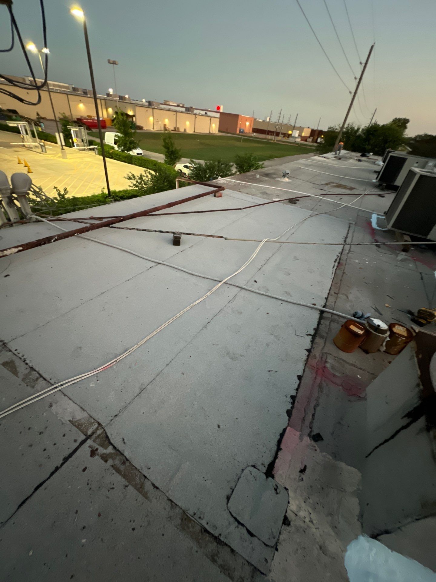 Commercial Roofing Repair using Customer requested products by Roof Repair Company
