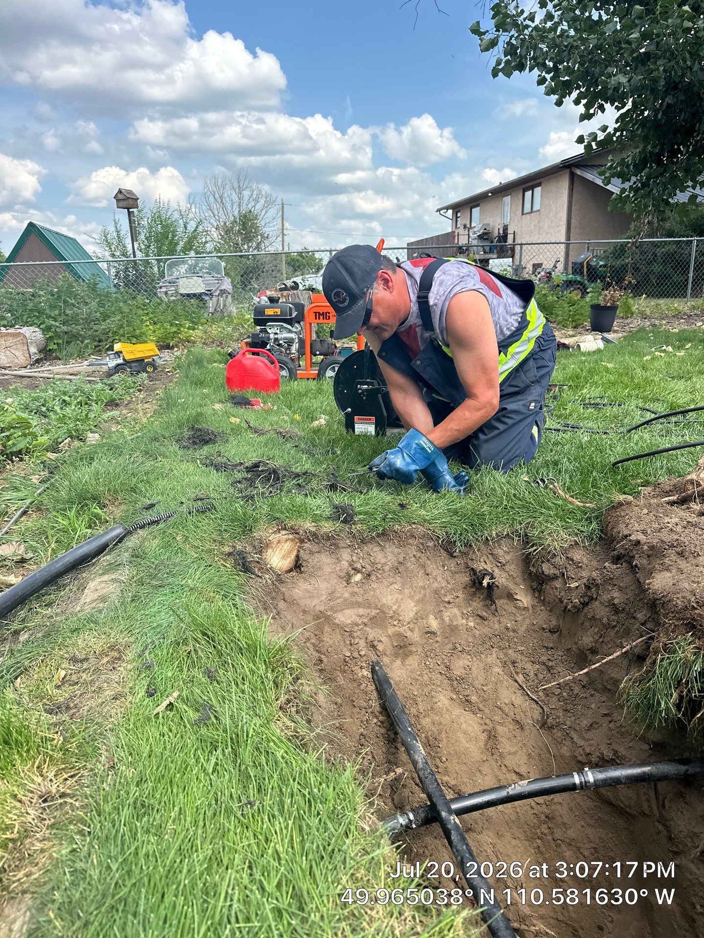 Septic System Pump Replacement and Sewer Line Root Removal in Dunmore by Septic Medic Inc.