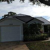 24ga 1" Nail-Strip Dark Bronze  by Total Roofing System The Metal Roof Experts