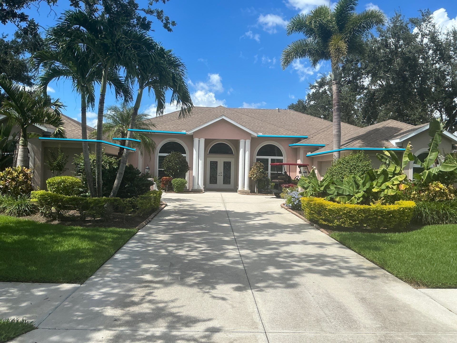 White 6-Inch Seamless Gutters in Sarasota FL by Gutter Professor by Gutter Professors