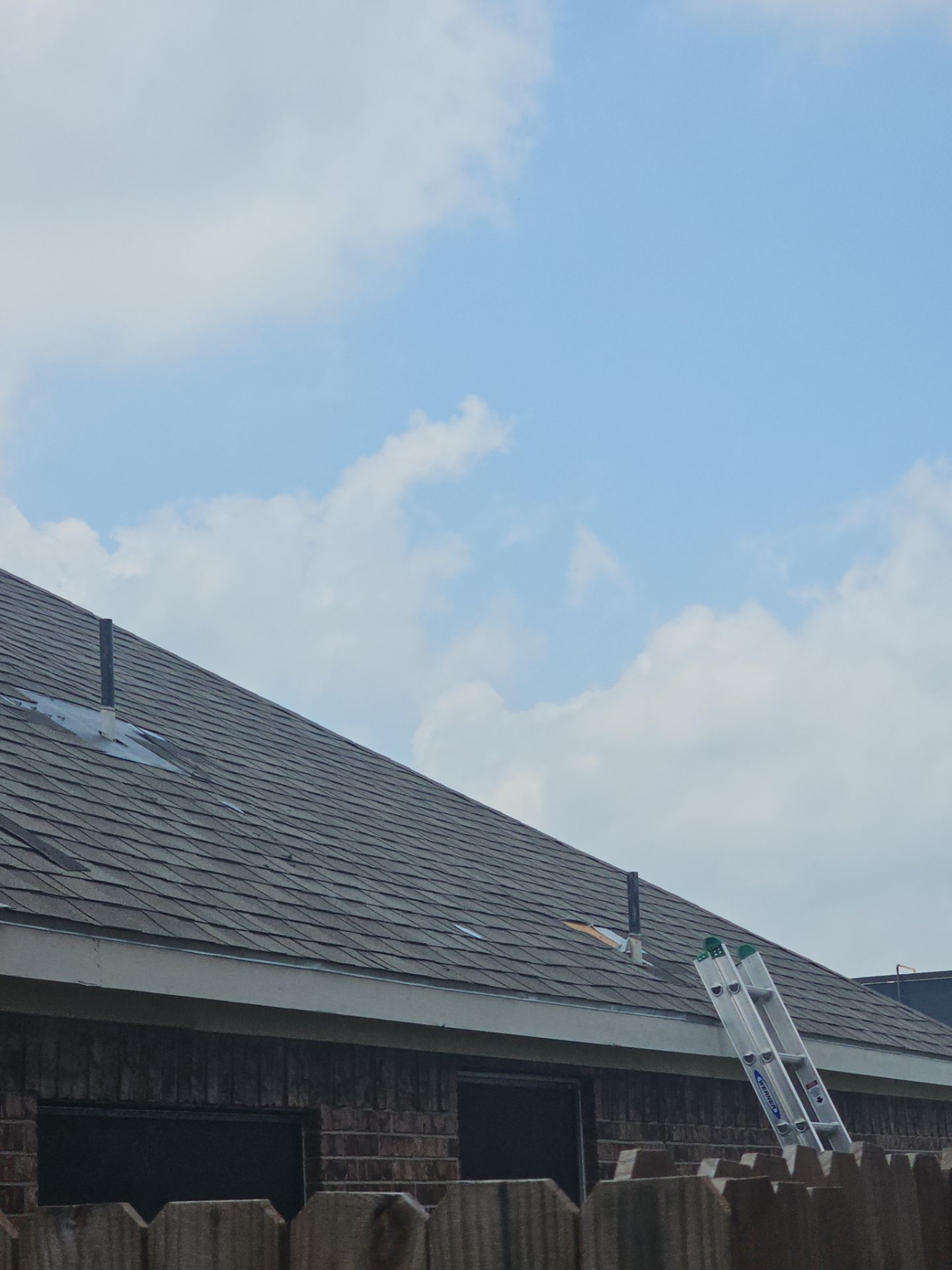 Hail Damage using Owen's Corning Duration (Lifetime) Shingles by Roof Repair Services LLC