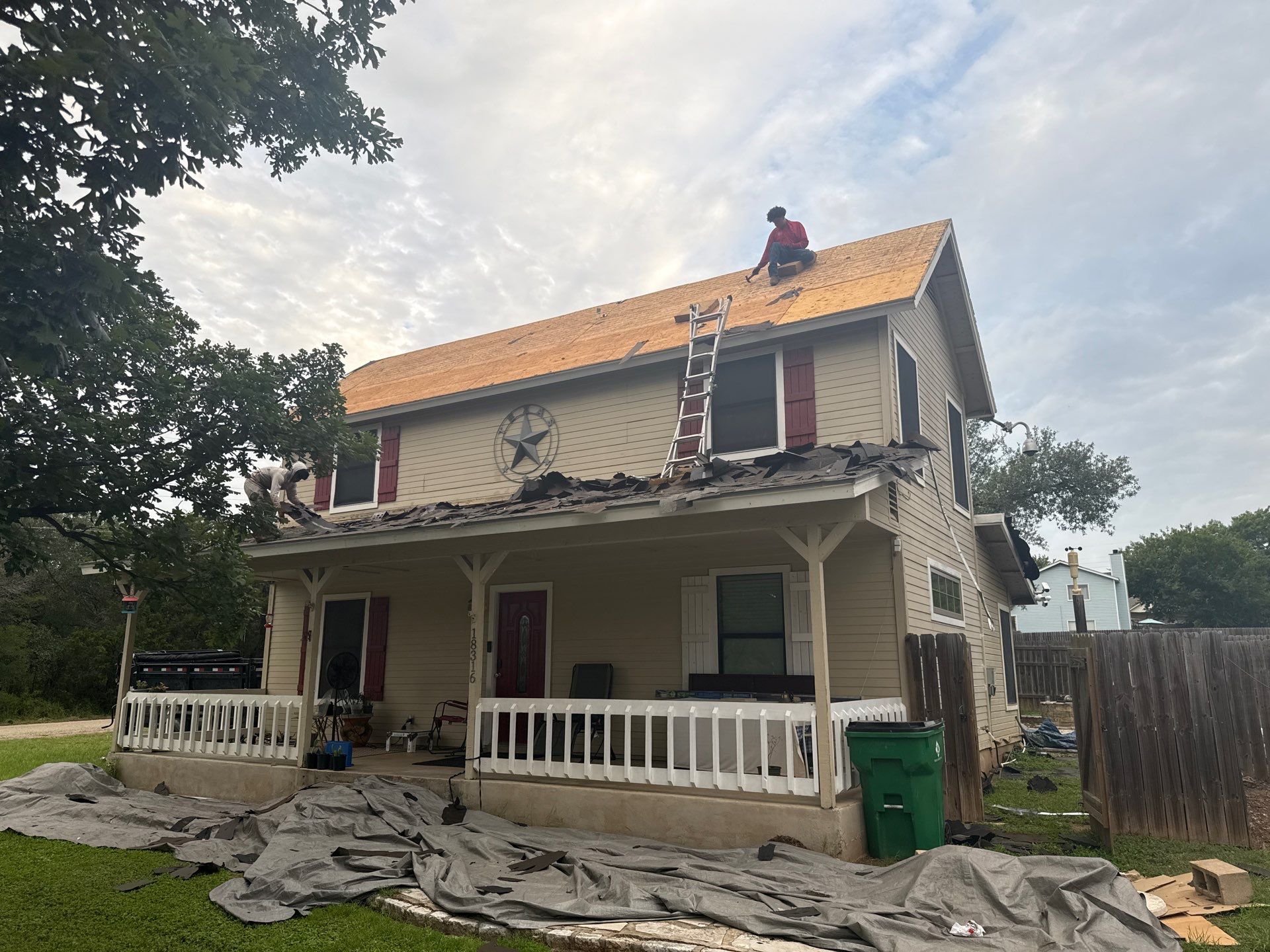 Project in Jonestown by Duque Roofing & Construction