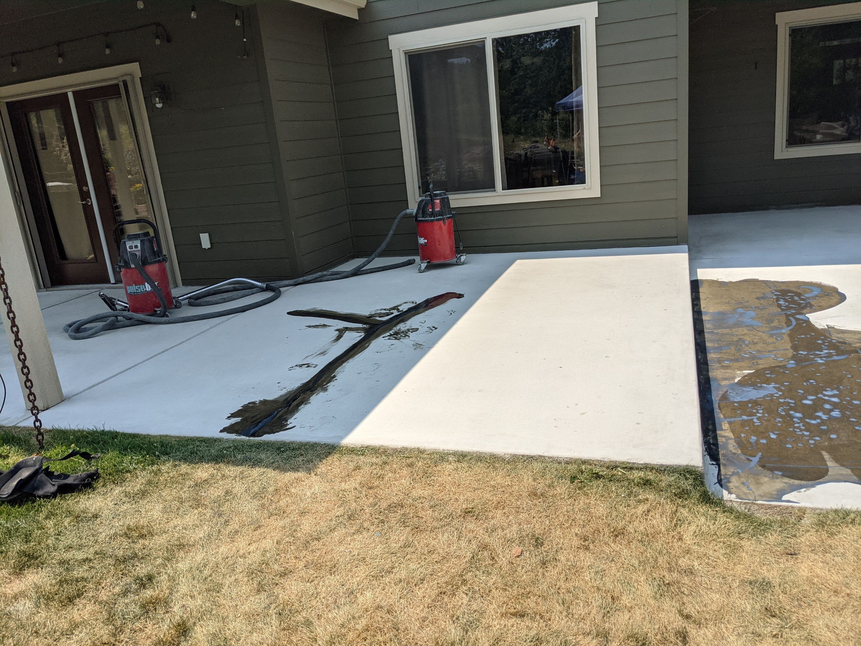 Patio and Walkway using Pebble Beach by Croc Coatings, LLC