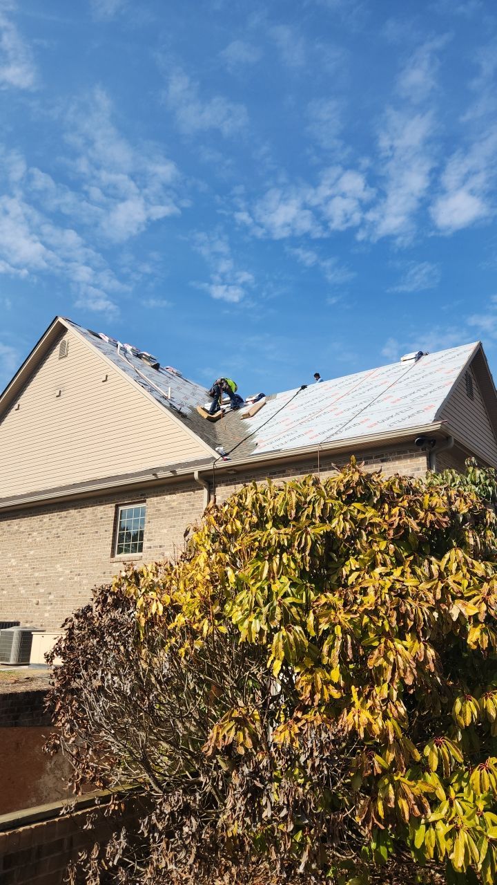 GAF Weathered Wood and Custom Copper by Just In Time Roofing and Restoration