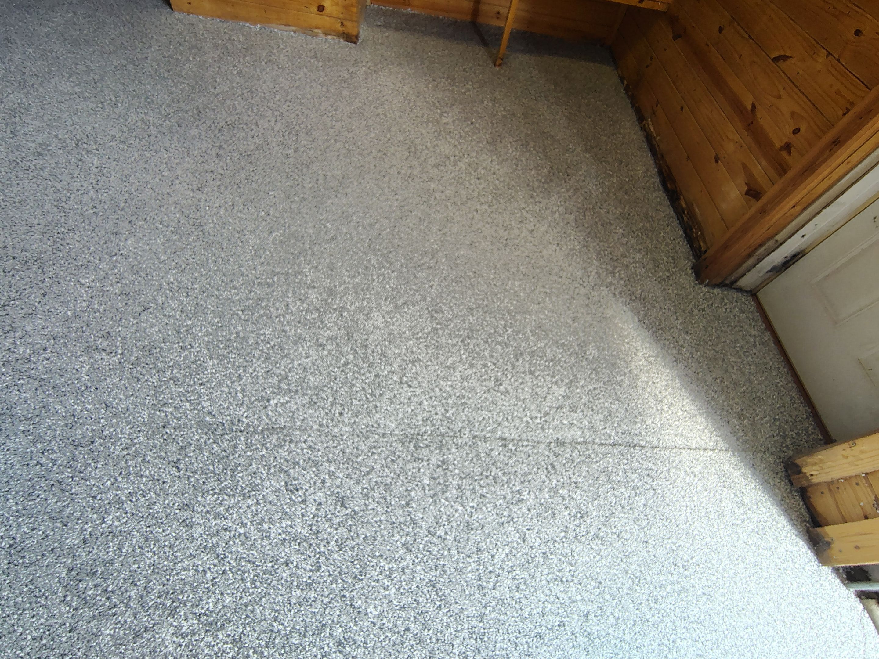 Commercial Epoxy Flake Floor Coating in Emmetsburg, Iowa by Select Painting, Coatings & Garage Cabinets