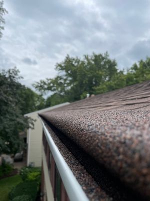 Turtle Shell gutter protection installation in Naperville, IL 60540, photograph 34