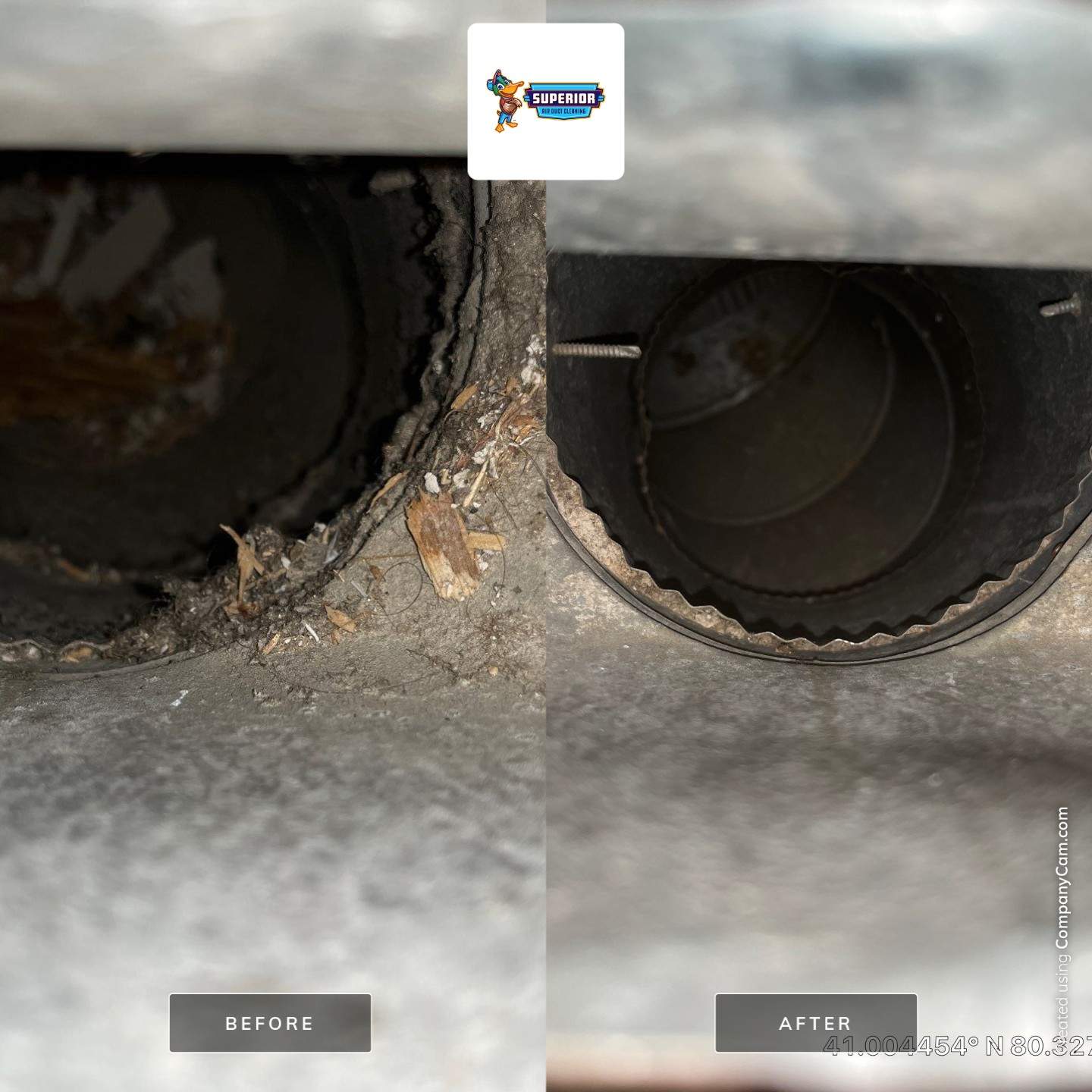 Air Duct Cleaning With a Vacuum Truck in New Castle, PA by Superior Air Duct Cleaning