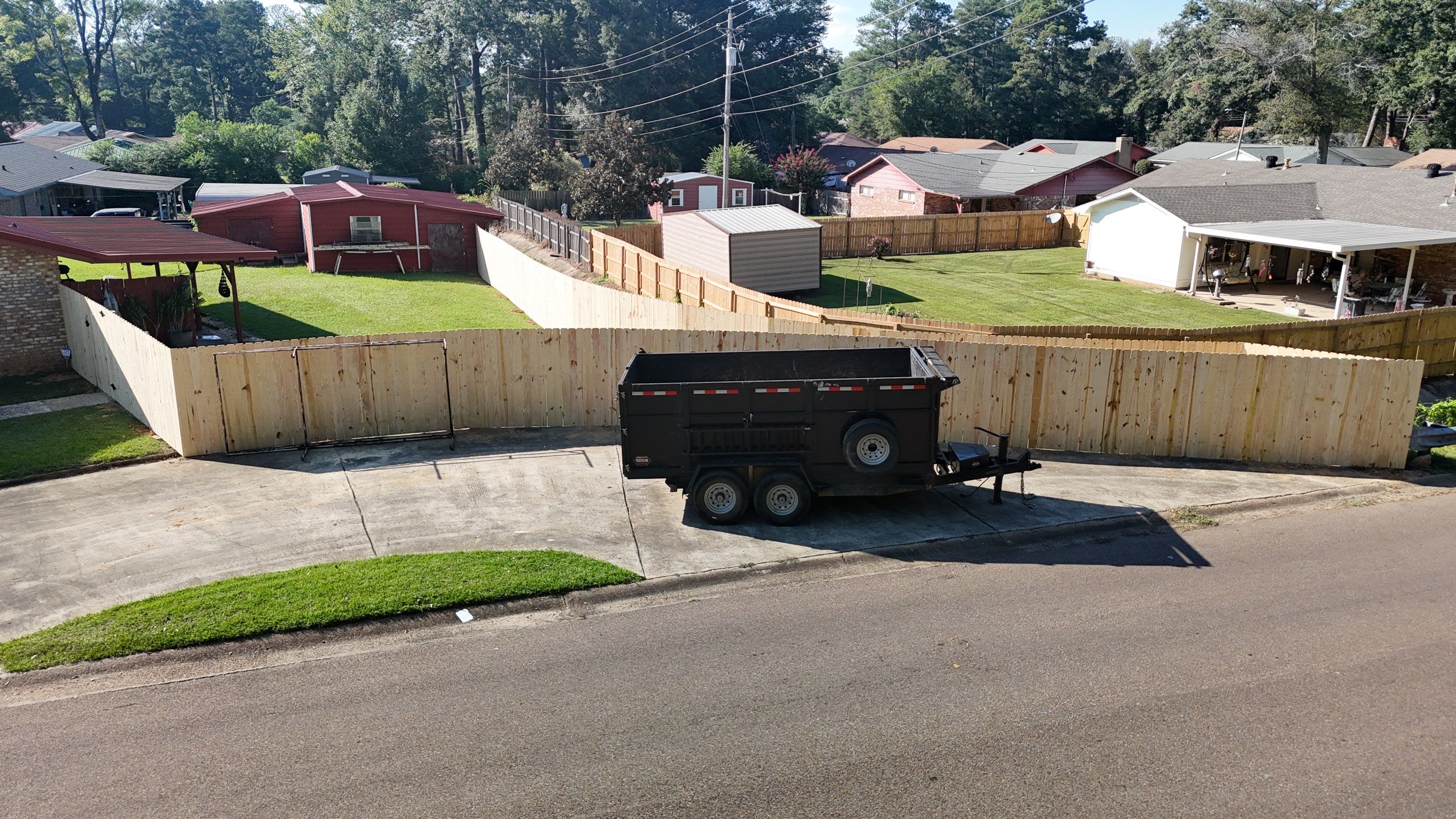 6’ Treated Pine Privacy 4x4  by Roberson Construction LLC