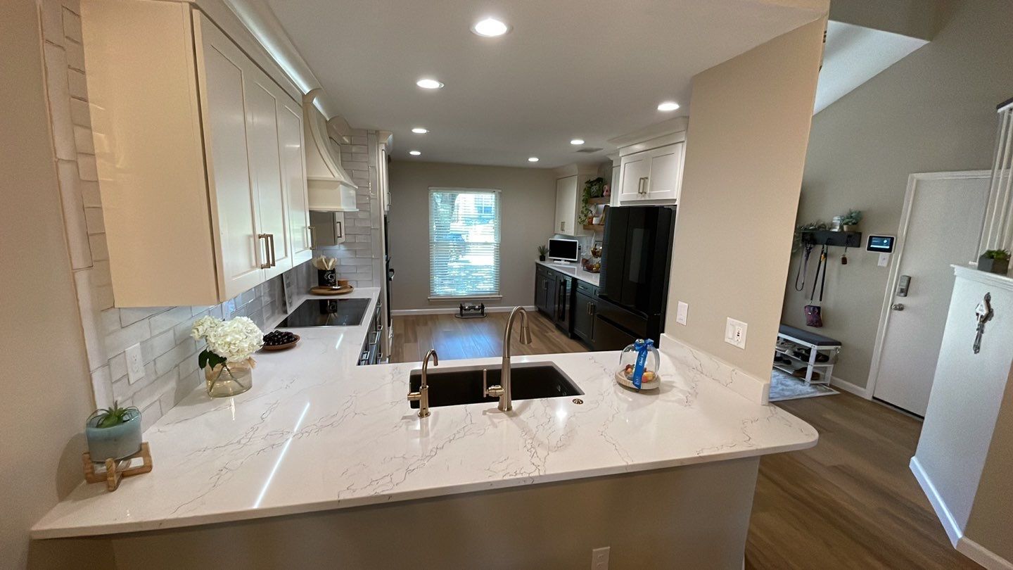Helotes Kitchen Remodel | Custom Two-Tone Kitchen with Opened Wall and Expanded Storage by Legacy Bath and Kitchen 