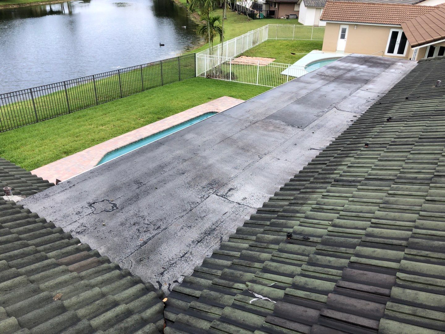 Residential Re-Roof using Polyglass Self-Adhered Flat Deck by First Due Roofing