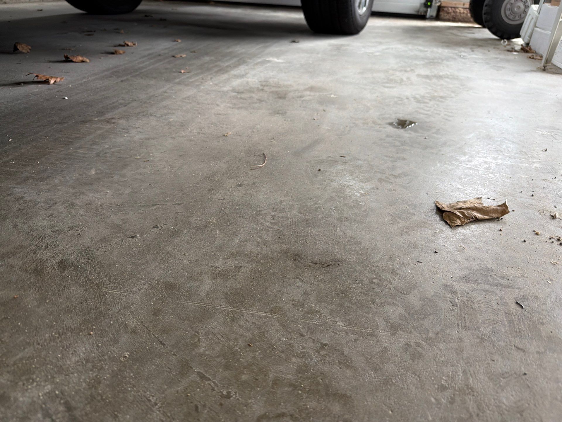 Garage Floor Concrete Coating and Crack Repair in Sioux Falls by Select Painting, Coatings & Garage Cabinets