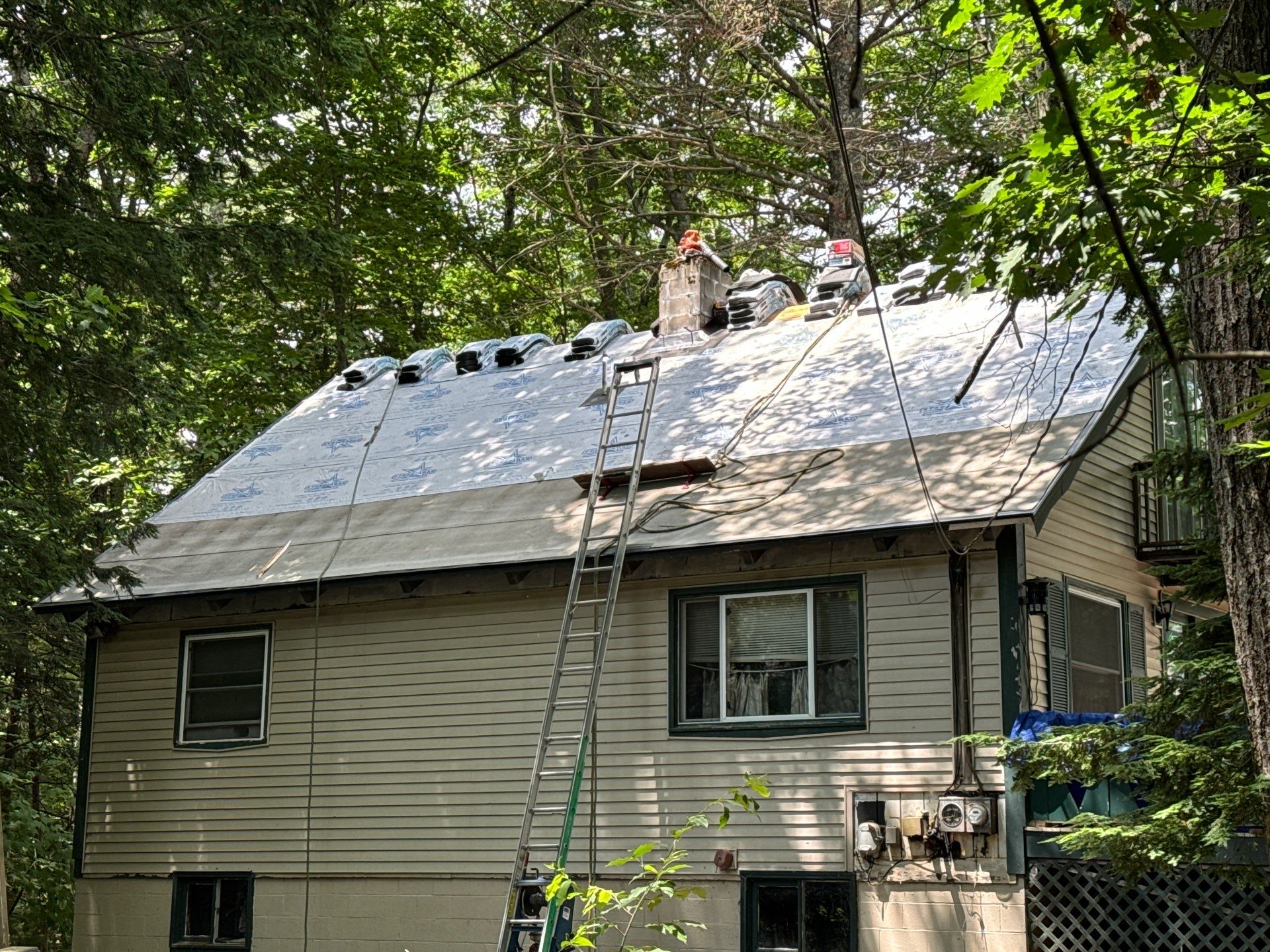 New Roof in Sanbornville, NH by Tall pine roofing