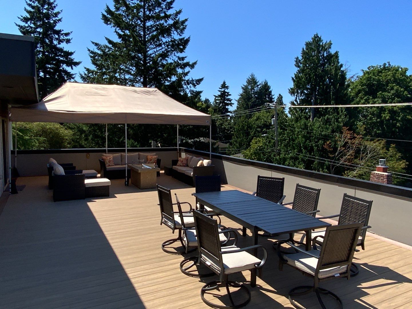 North Admiral Rooftop by Alki deck builders 