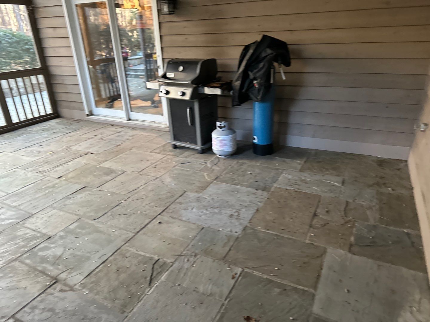 travertine  using Concrete Sealant by DuraSeal