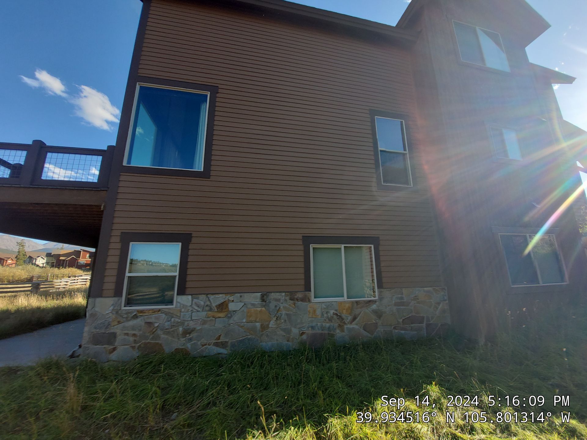 Exterior Painting Using Stain by Wheatley Creek Services