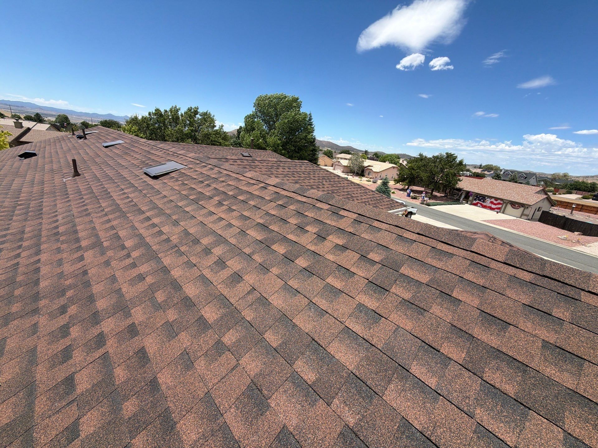 GAF Timberline HDZ Shingle Roof Replacement in Prescott Valley by Badger Roofing