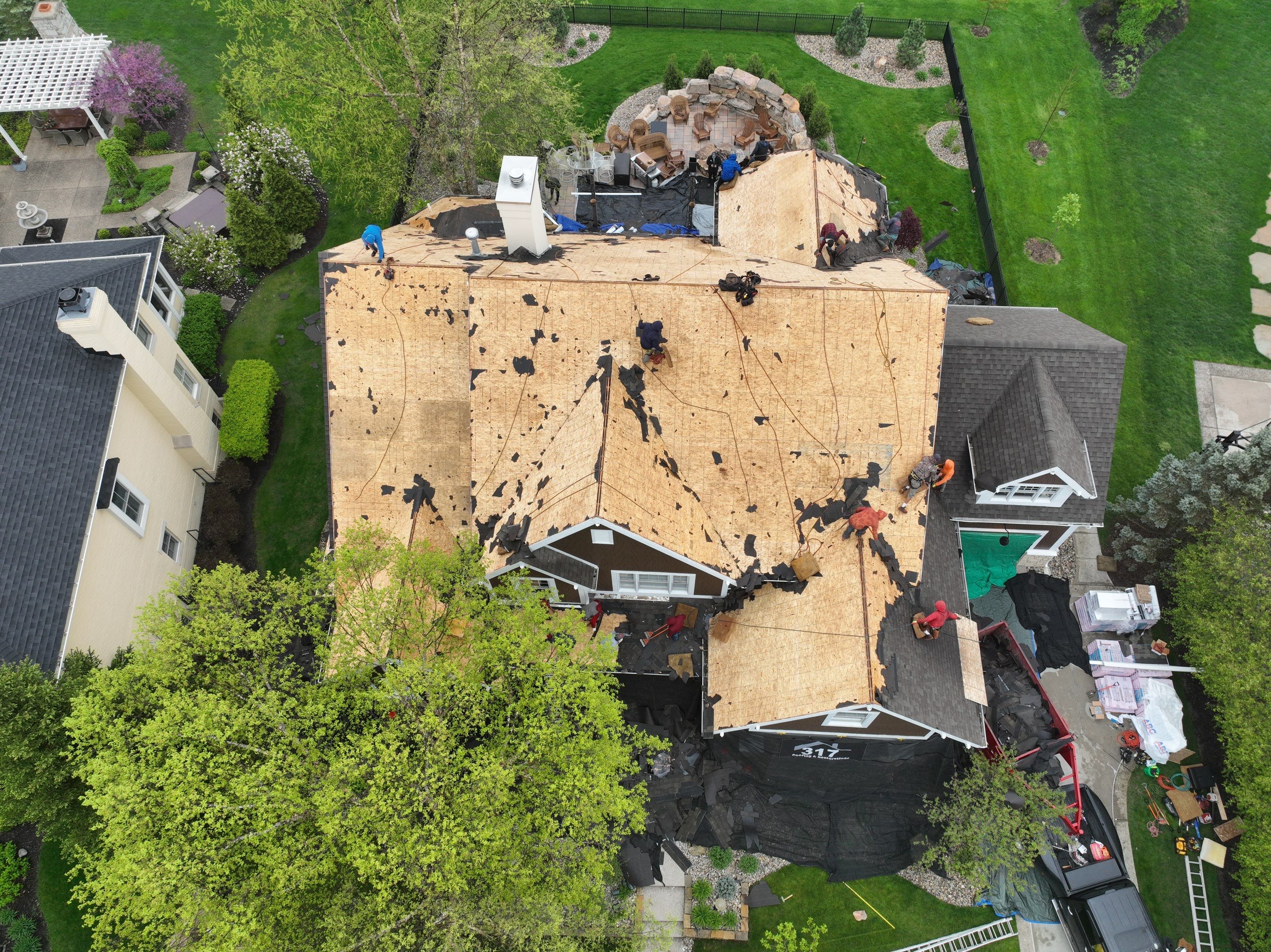 Roof Damage using Owens Corning Duration Storm by 317 Roofing & Restorations