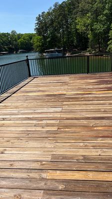 Dock using Wood Sealant