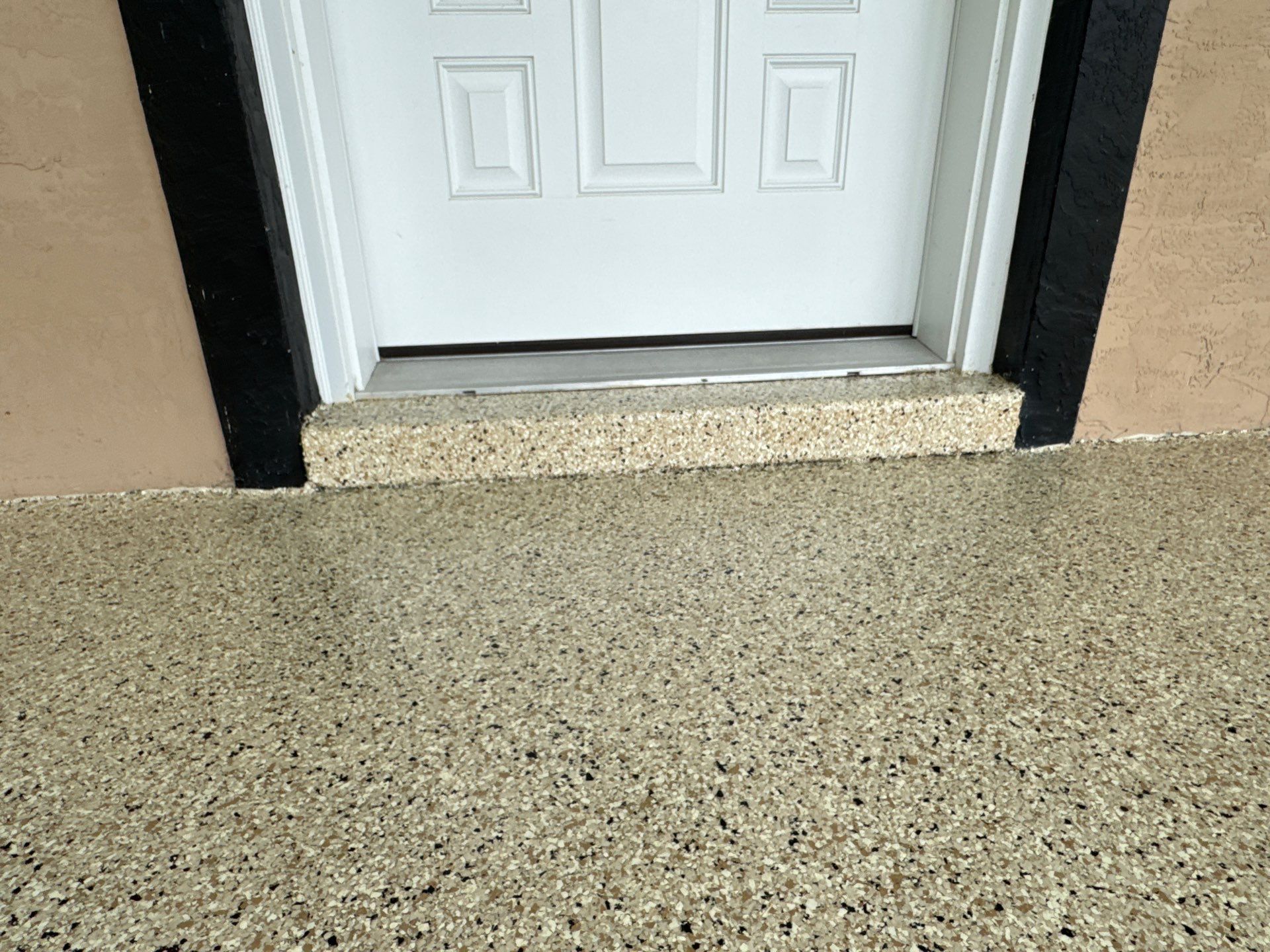 Porches Project in Chiefland, FL in Driftwood by Cross Creek Concrete Coatings