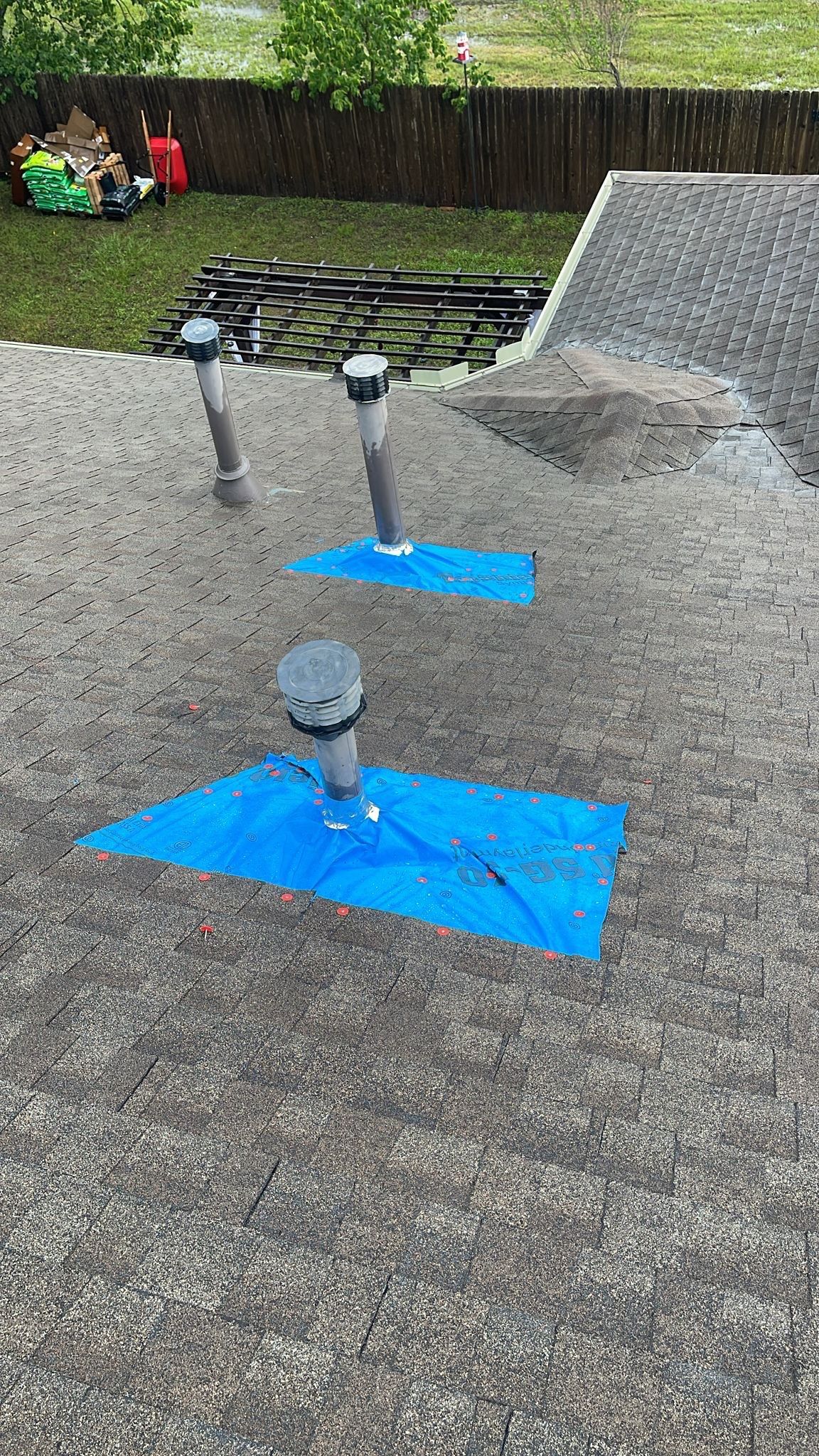 Hail Damage using Owen's Corning Duration (Lifetime) Shingles by Roof Repair Company