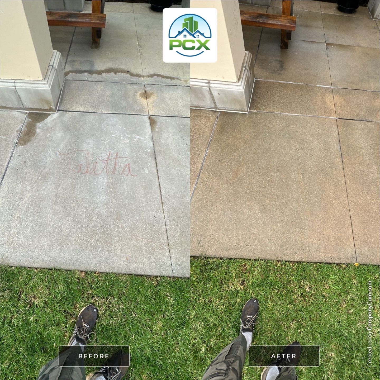Keeping Common Area Clean - Lipstick Stains on Concrete Kissed Goodbye by Property Cleaning Experts, LLC