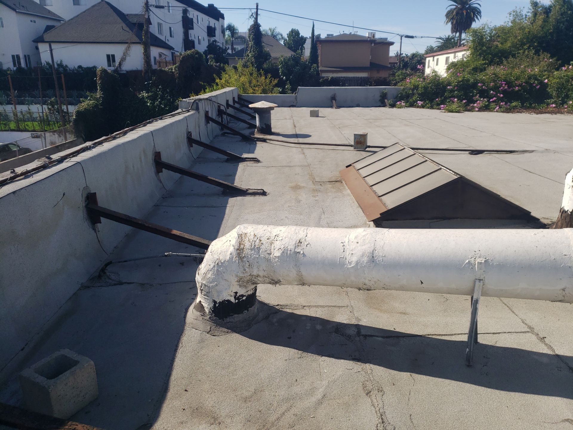 Commercial Roofing Installation using ASC Silicone Membrane by Hull Brothers Roofing