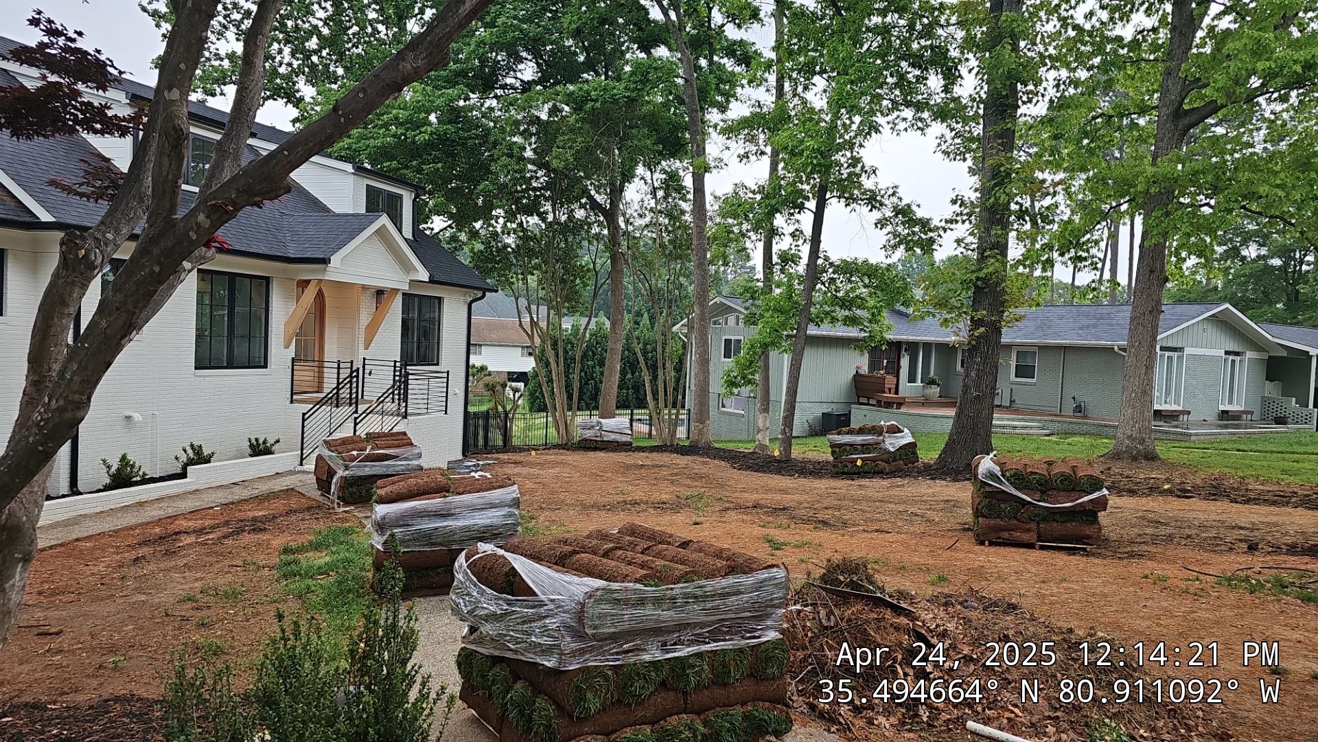 Hardscape Installation using Irrigation by Carolina-Metro Landscape, Inc
