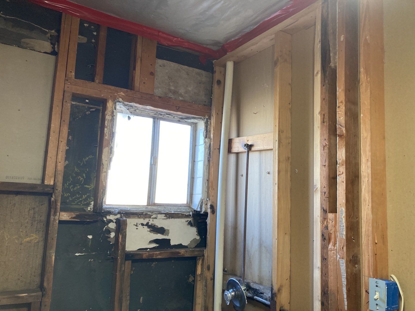 Water Damage in Bathroom by Accountable Home Services