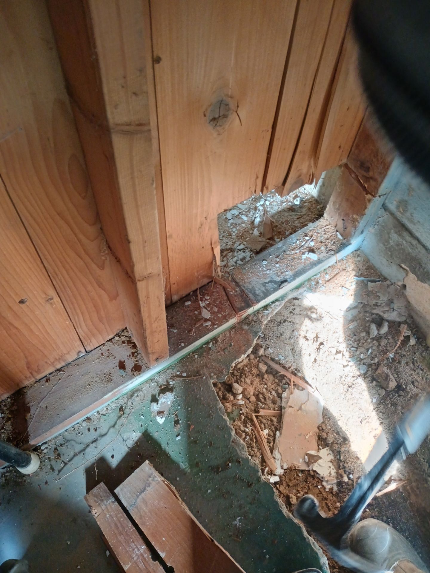 Completing the Connection for Lisa's Drain Tile System by Waterproofing Northeast