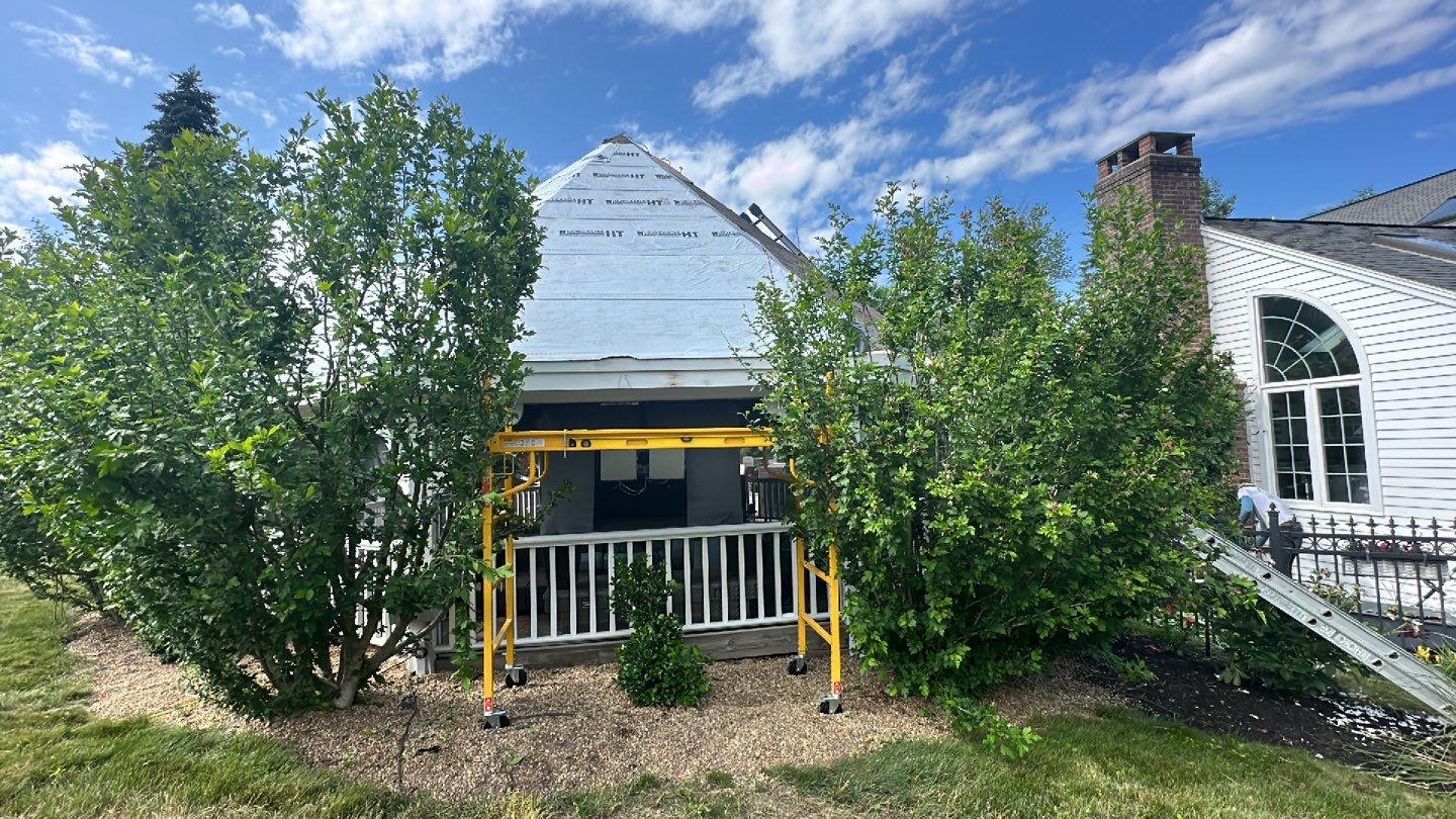 Standing Seam Black Metal Roof- Gazebo by Loyalty Exterior Solutions 