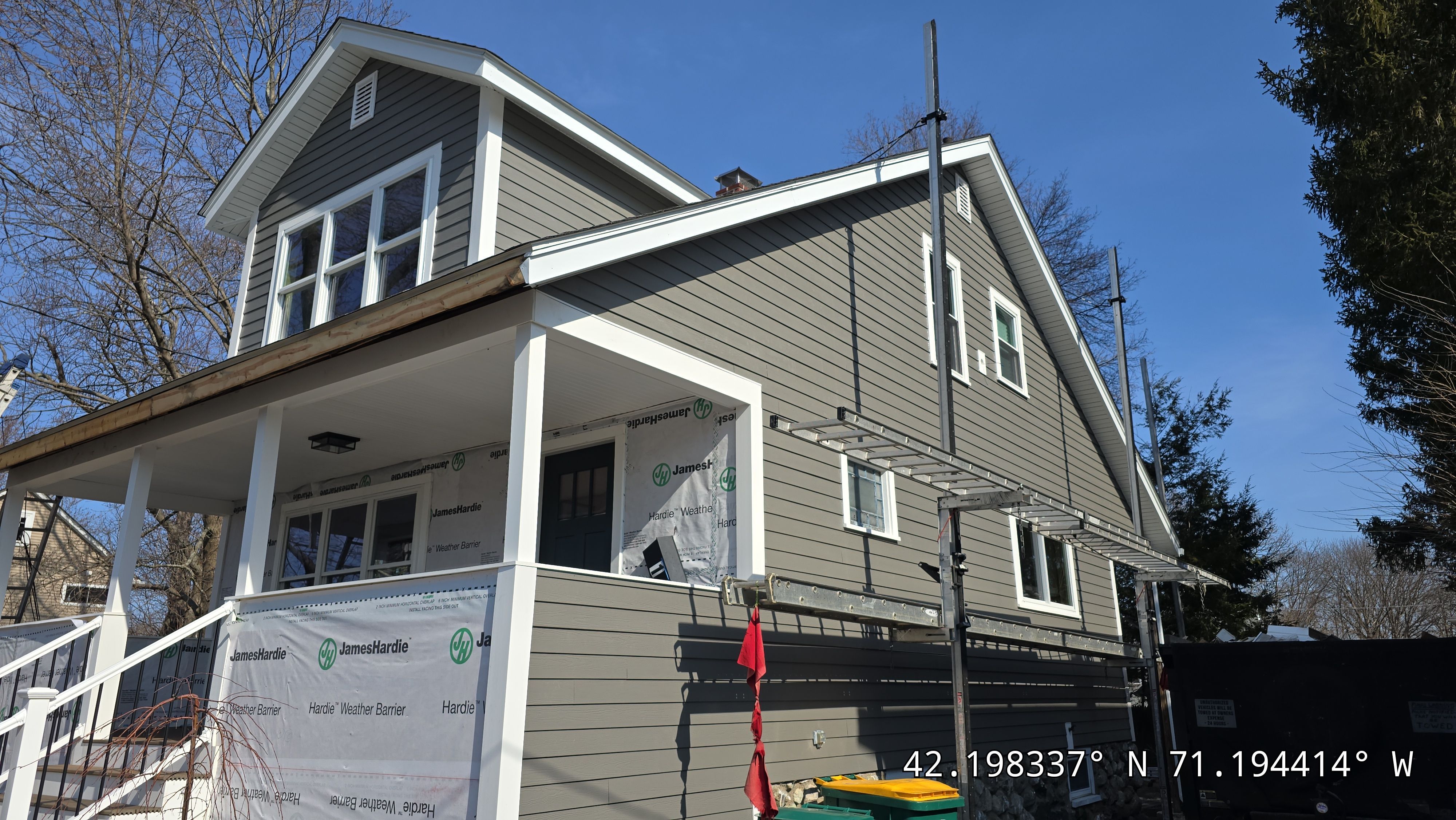 Complete exterior renovation in Norwood, MA by UBrothers Construction