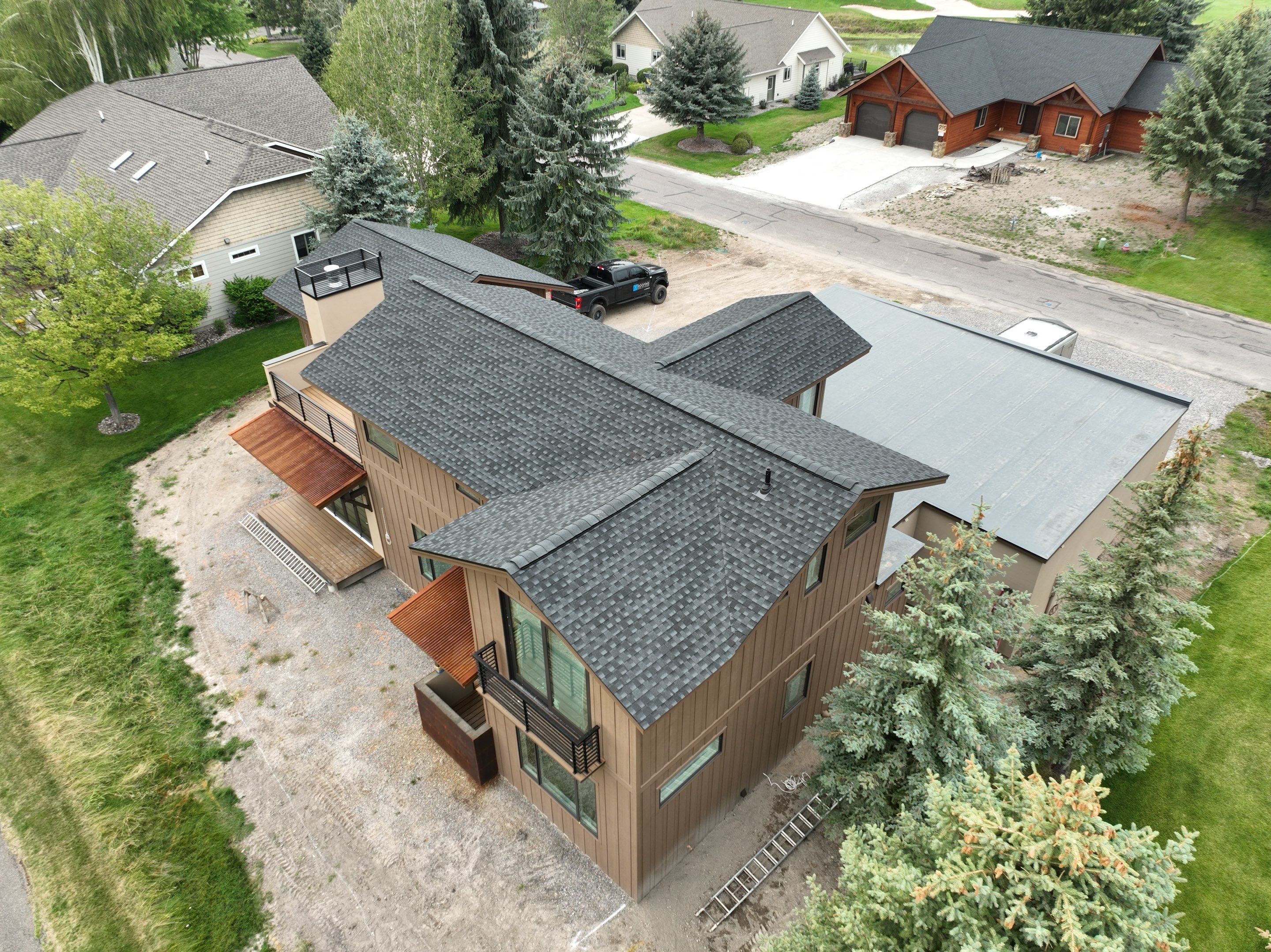 GAF Timberline HDZ - Charcoal by Montana Roofing Solutions