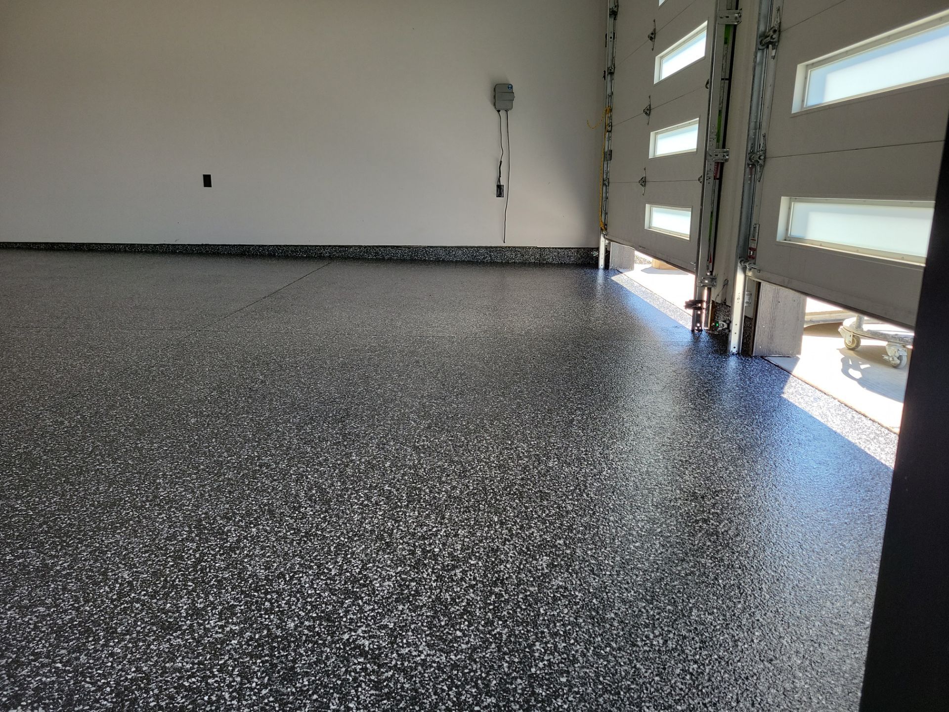 Garage Transformation using Raven by Croc Coatings, LLC