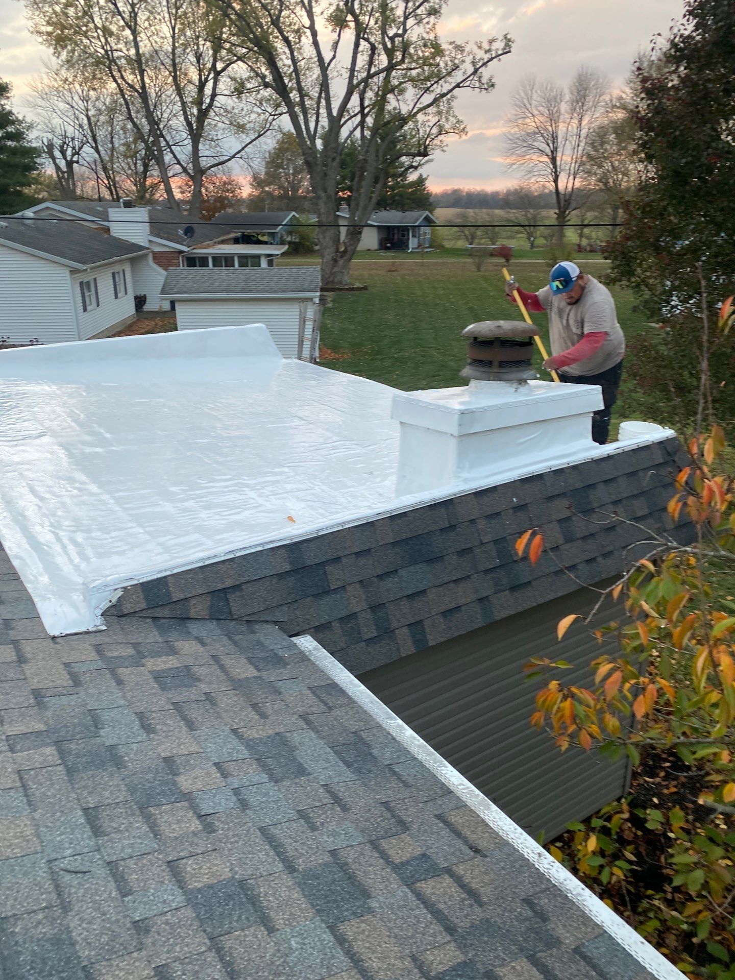 Project in Muncie, IN by Rodeffer Roofing INC