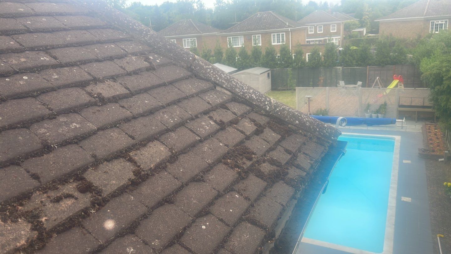 Roof - Driveway - Patio Clean using Mosmatic FSC and Biocide by Ges Exterior Cleaning ltd