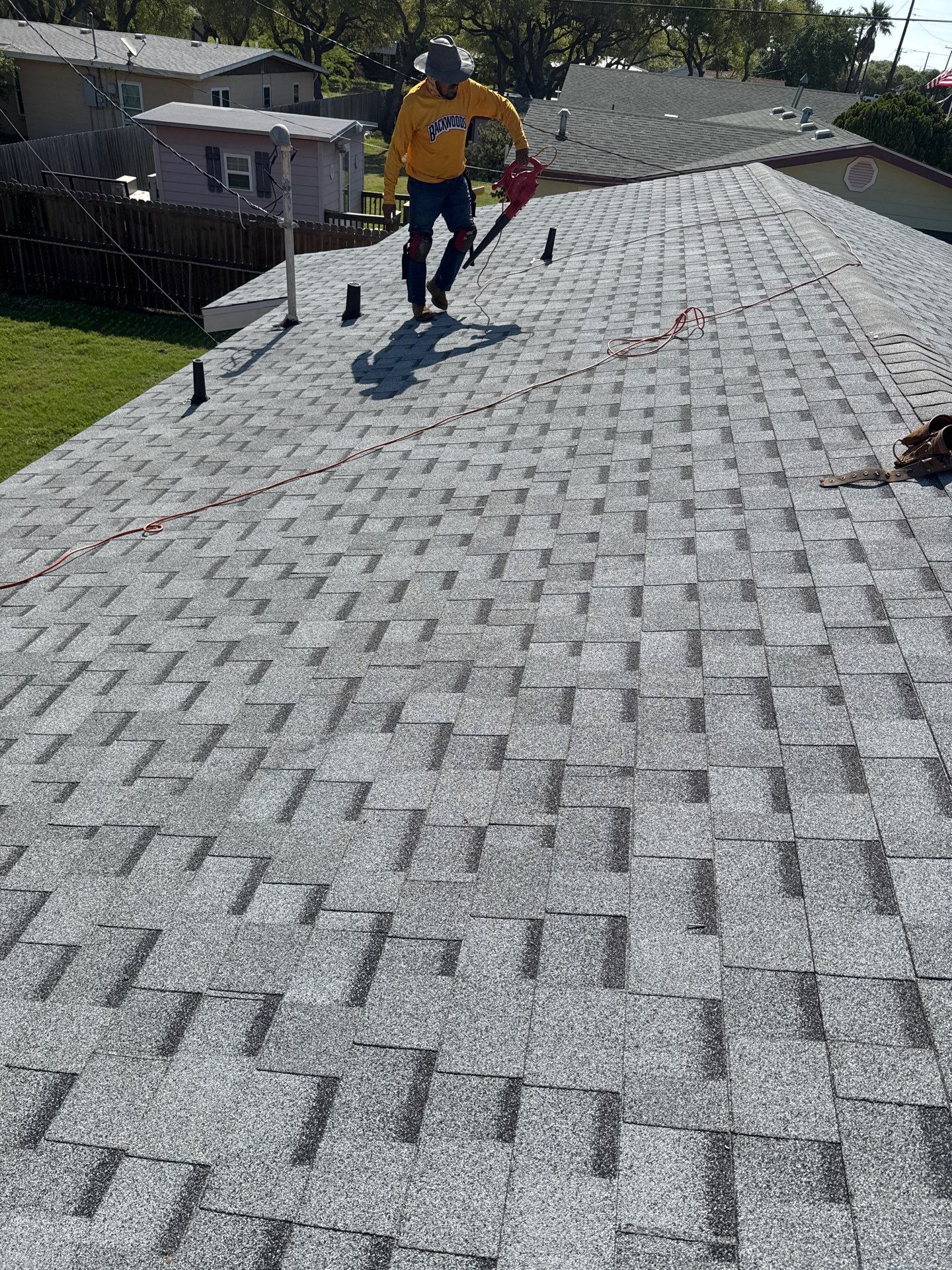 Perfectly Pink in Rockport Texas by Bayfront Roofing and Construction