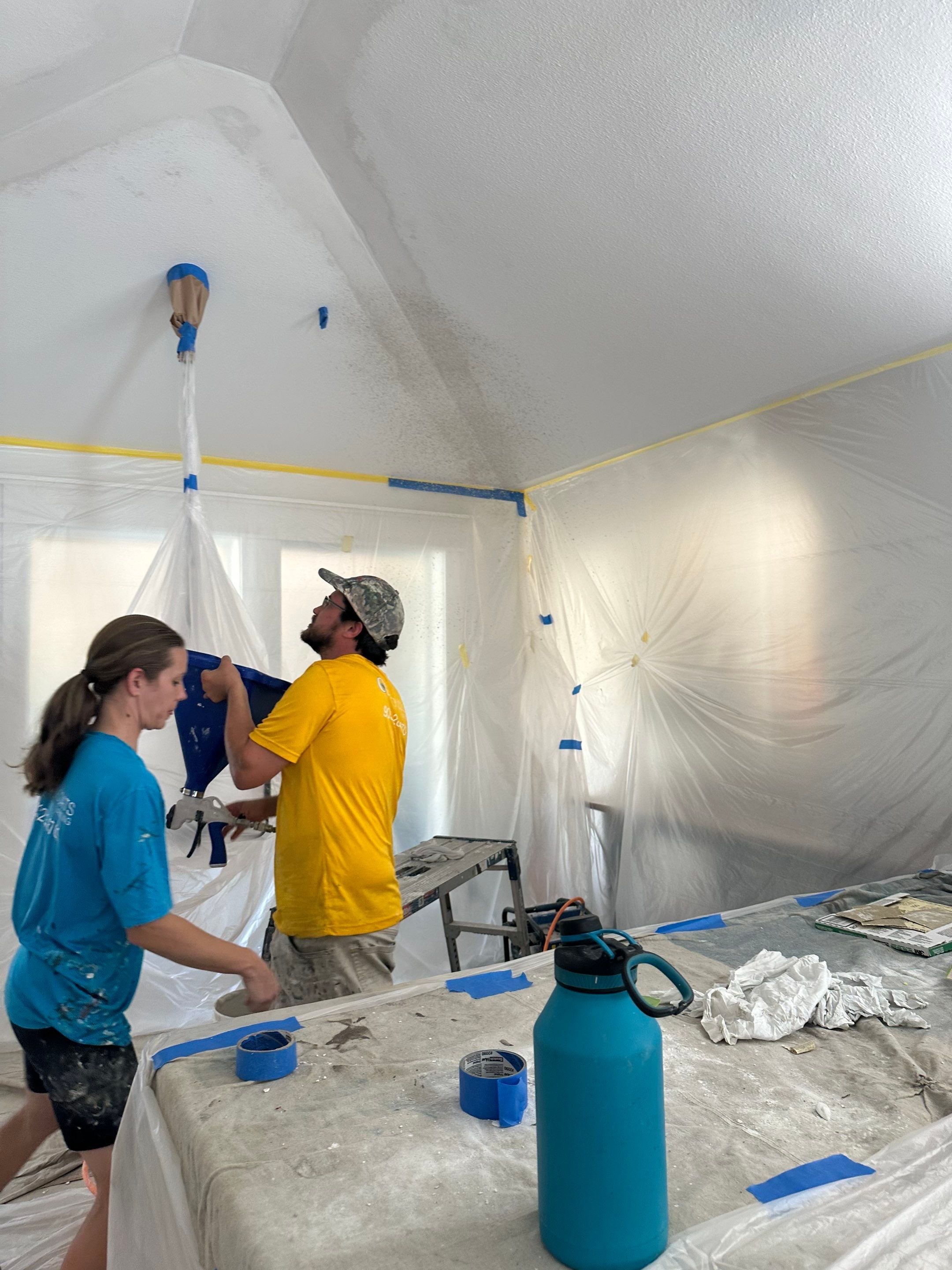 Interior Kitchen Painting & Drywall Texturing – Longview, Texas by Quality Coats Painting