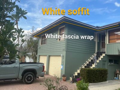 White Soffit and Fascia Installation in Longboat Key FL
