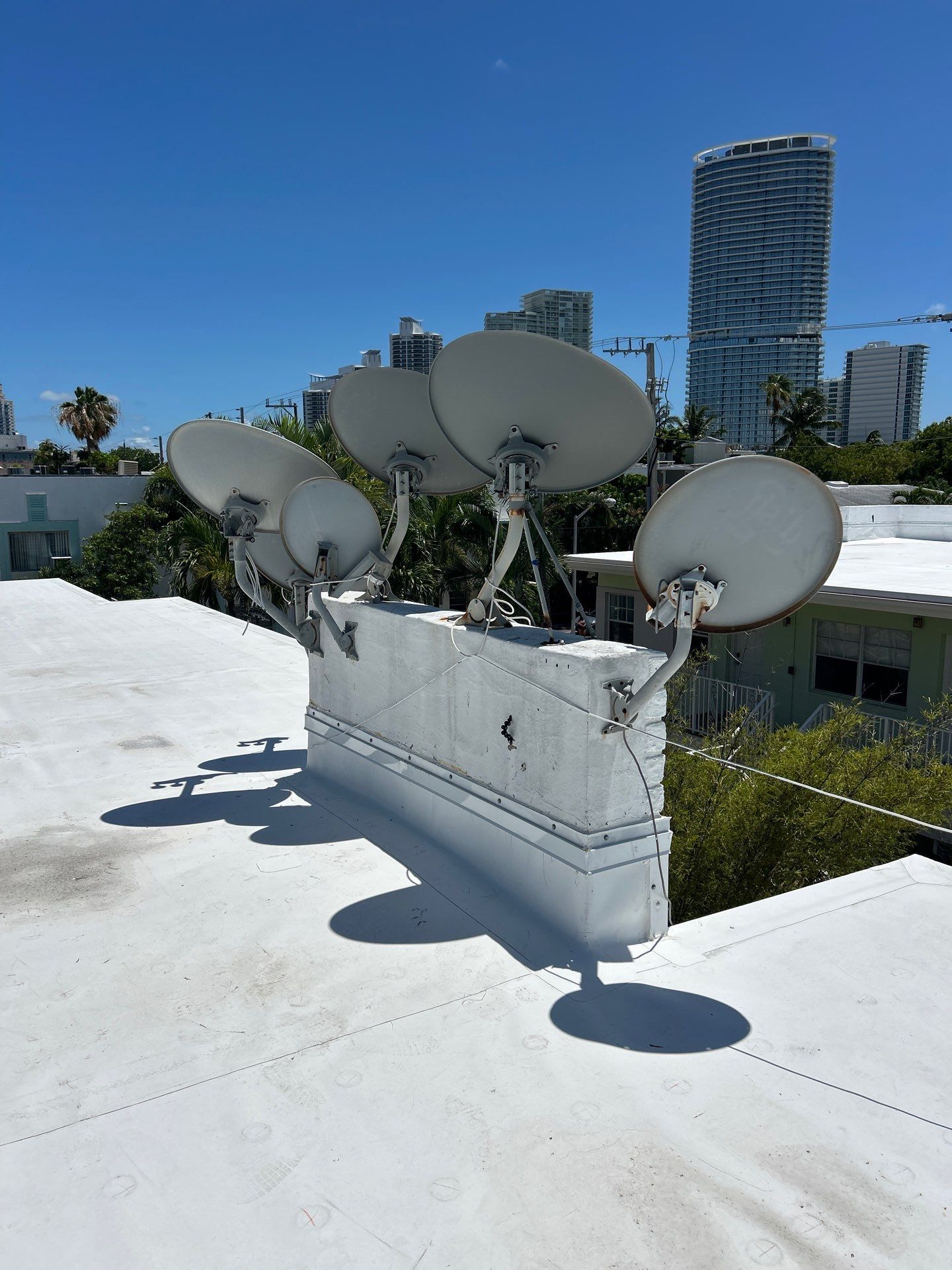 Miami Beach Condominium Complete Flat Roof and TPO Installation by AJF ROOFING INC