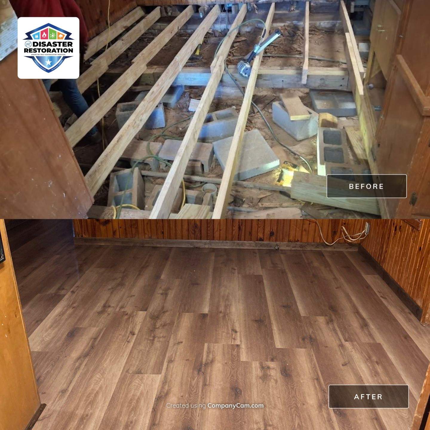 Replace Home floor and foundation rotted out - Crocket Texas by Harden Enterprise Services LLC