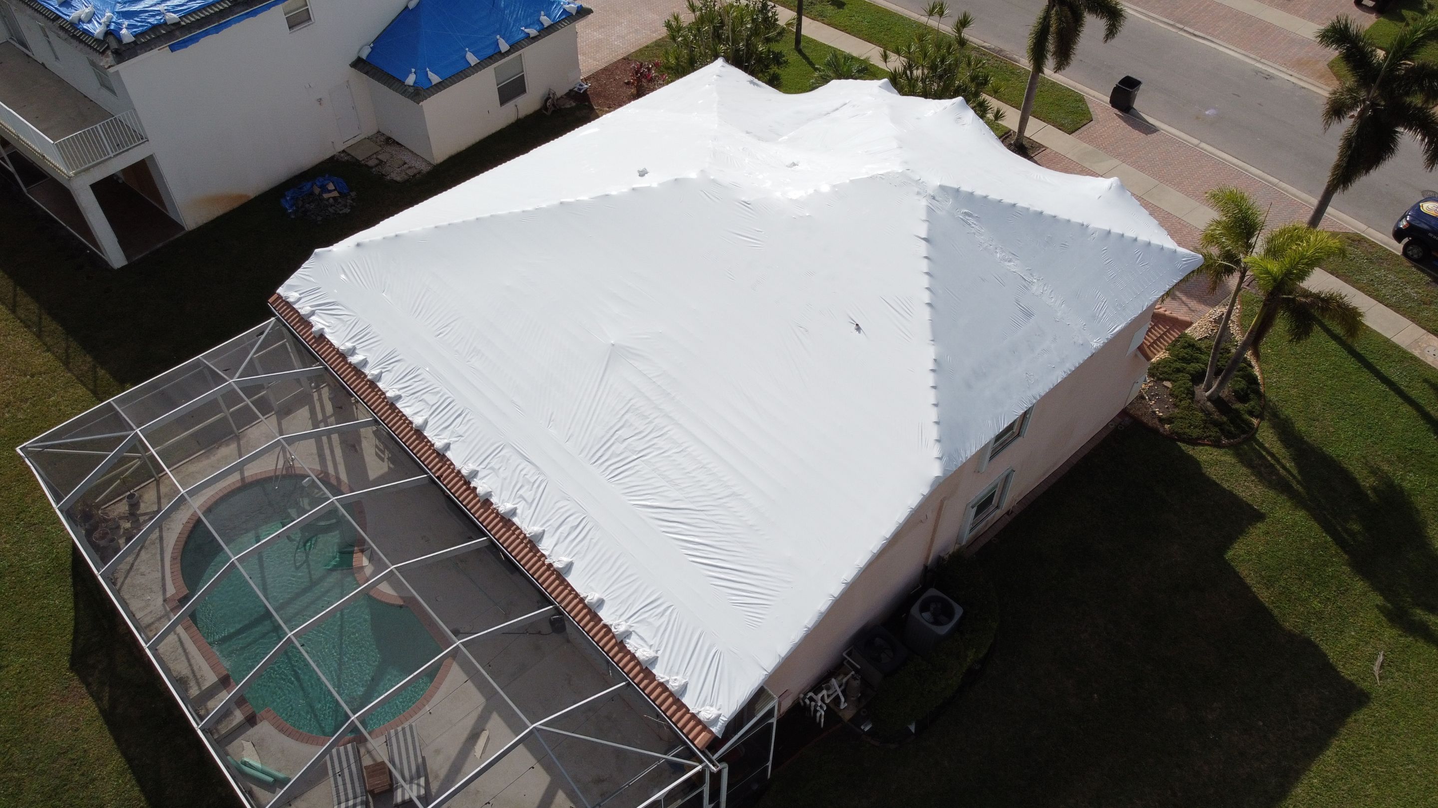 Residential Roofing Installation using 1" Nail strip metal roof by BLUES BROTHERS ROOFING