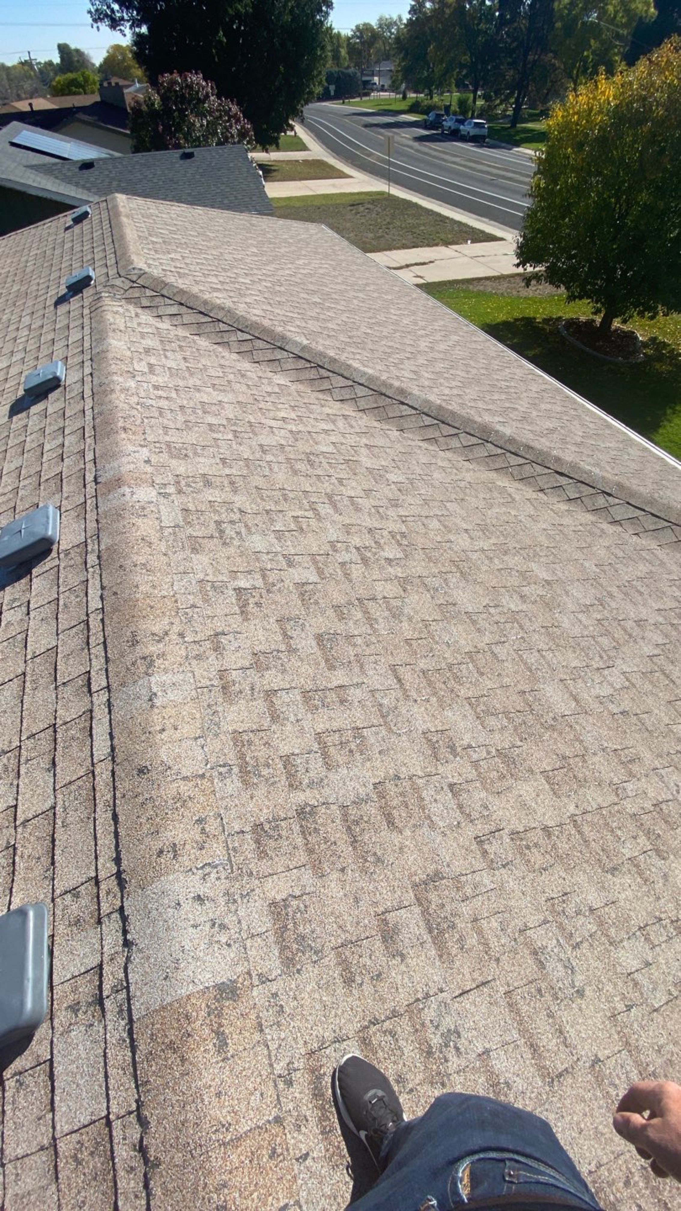 Re-Roof Due to Hail Storm  by Black Belt Roofing 