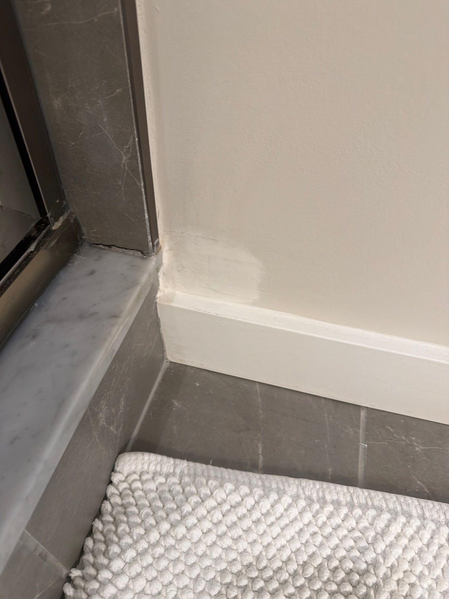 Bathroom Drywall Repair After Shower Water Damage by Laser Focused Solutions LLC