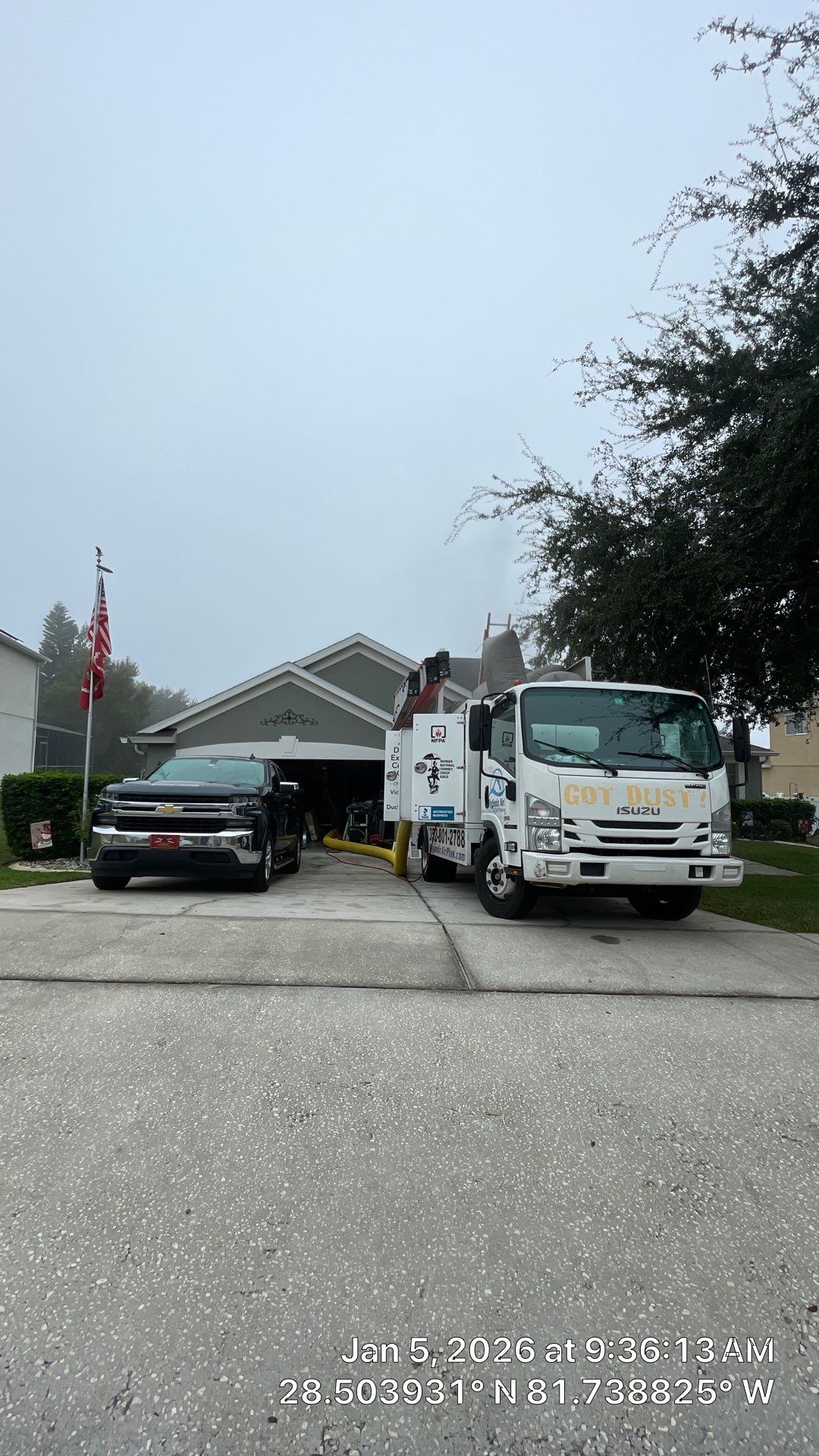 Air Duct and Dryer Vent cleaning in Clermont by Hygienic Air, Inc